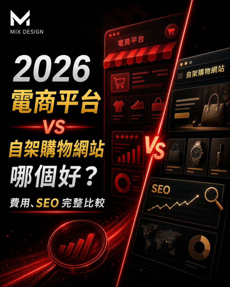 2026電商平台與自架購物網站哪個好？費用、SEO完整比較